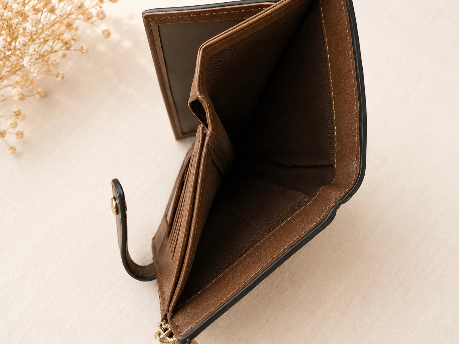 👜 Portefeuille/Portemonnaie effet peau de serpent – photo 7